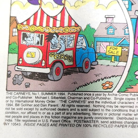 VTG ⭐️ ARCHIE COMICS The Carney's Issue 1 & Mighty Mutanimals Issue 9 - Picture 4 of 7